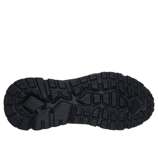 Skechers Men's D'Lux Journey Lace Up Sneakers Black Featuring Lightweight Mesh Upper Air Cooled Memory Foam Insole Full Rubber Coverage Sizes Available 45 Casual Athletic Shoes - Skechers - Image 6