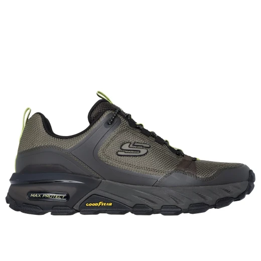 Skechers Max Protect Titan Honor Men's Olive Sneakers: Experience Maximum Comfort, Protection & Reliable Support. Designed for Active Lifestyles, Sizes Available 46 & Up. - Skechers - Image 2