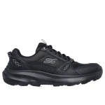 Skechers Ridge Oak Jamesan Men's Outdoor Shoe Black Leather Synthetic Upper with Move Foam Insole for Comfortable Walking 44 Size Sport Hiking Trail Running Footwear - Skechers