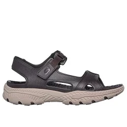 Skechers Men's Creston Ultra Slip On Shoes Brown Color Perforated Sculpted Upper Convertible Heel Strap Comfort 41 Size Footwear