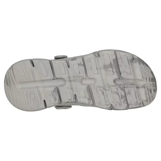 Skechers Men's Arch Fit Foamies Clogs Grey Marble Print Featuring Contoured Footbed Comfort Shoes Size 42 Supportive Design for All Day Wear - Skechers - Image 4