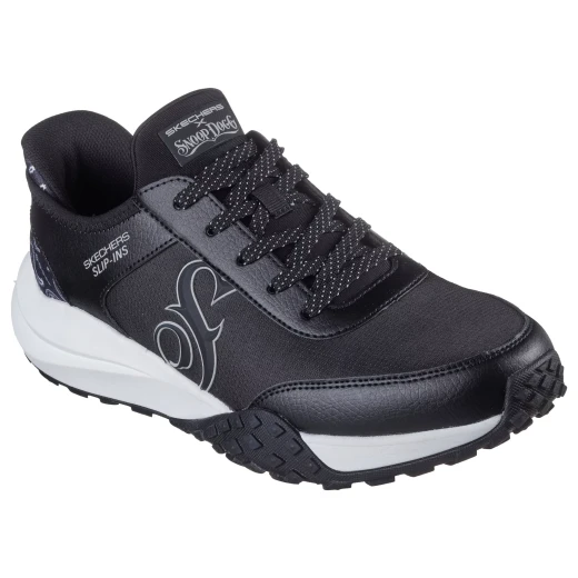 Skechers x Snoop Dogg Men's Frenzy Slip-ins Sneakers Black 44 Featuring Iconic Paisley Heel, Duraleather Overlay, and Cushioned Comfort for Effortless Wear and All Day Support - Skechers - Image 3