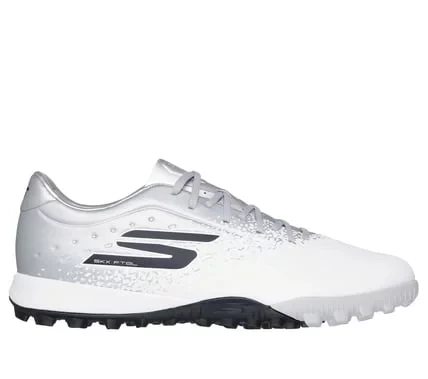 Skechers Razor Gold FG Men's Soccer Cleats in White, Size 45, Featuring Move Foam Cushioning, Lightweight Design, and Superior Grip for Enhanced Performance on the Field Skechers Razor Gold FG Men's Soccer Cleats in White, Size 45, Featuring Move Foam Cushioning, Lightweight Design, and Superior Grip for Enhanced Performance on the Field