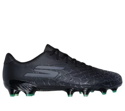 حذاء كرة القدم الرجالي سكيتشرز SKX_01 جولد FG أسود مقاس 41: تصميم خفيف الوزن، نعل داخلي Move Foam للراحة والتحكم، مثالي للملاعب العشبية الطبيعية، تحكم معزز بالكرة حذاء كرة القدم الرجالي سكيتشرز SKX_01 جولد FG أسود مقاس 41: تصميم خفيف الوزن، نعل داخلي Move Foam للراحة والتحكم، مثالي للملاعب العشبية الطبيعية، تحكم معزز بالكرة