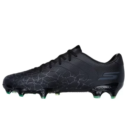 حذاء كرة القدم الرجالي سكيتشرز SKX_01 جولد FG أسود مقاس 41: تصميم خفيف الوزن، نعل داخلي Move Foam للراحة والتحكم، مثالي للملاعب العشبية الطبيعية، تحكم معزز بالكرة - سكيتشرز - Image 4