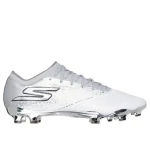 Skechers Razor 1.5 Elite FG Men's Football Cleats White Size 43 Featuring Hyper Burst Pro TPU Cushioning Technology for Enhanced Speed and Performance, Performance FitKnit Upper - Skechers