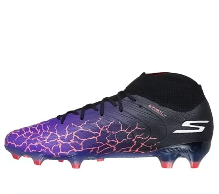 حذاء كرة القدم سكيتشرز SKX_01 هاي دياموند FG بنفسجي مقاس 41 بتقنية Hyper Burst Pro TPU للتوسيد، تحكم دقيق بالتسديد، ألياف دقيقة خفيفة الوزن، وجزء علوي شبكي Performance FitKnit - سكيتشرز - Image 4