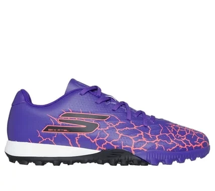 Skechers Boys' Jr Youth TF Football Boots: Purple, Size 34, Lightweight Design for Enhanced Comfort and Traction on Turf Fields - Skechers - Image 2
