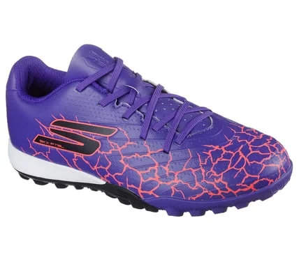 Skechers Boys' Jr Youth TF Football Boots: Purple, Size 34, Lightweight Design for Enhanced Comfort and Traction on Turf Fields - Skechers - Image 3