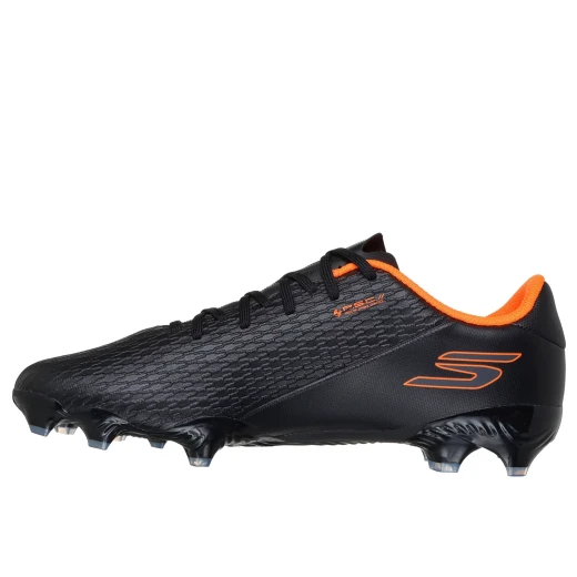حذاء كرة القدم للرجال من سكيتشرز SKX_2 Club MG متعدد الأرضيات، يتميز بجزء علوي ناعم للتحكم المعزز بالكرة، ولوحة TPU سريعة الاستجابة، ونعل داخلي مريح من مادة EVA. أسود، مقاس 45. - سكيتشرز - Image 5