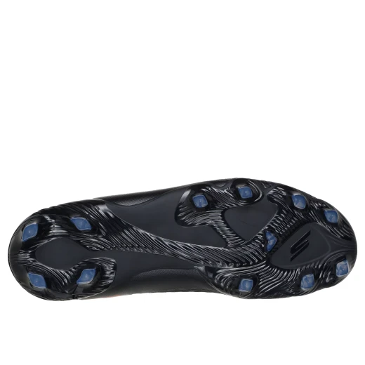 حذاء كرة القدم للرجال سكيتشرز SKX_2 كلوب MG أسود متعدد الأرضيات تصميم للتحكم الدقيق بالكرة مع جزء علوي ناعم وخفيف الوزن ولوحة TPU سريعة الاستجابة مقاس 43 - سكيتشرز - Image 6