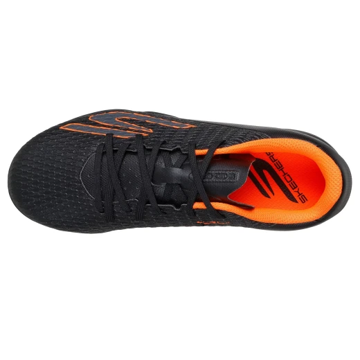 Skechers BOYS' SKX_2 Jr Youth TF Football Shoes for Artificial Turf: Superior Comfort & Control with Soft Upper, Responsive Outsole, and EVA Sockliner. Size 32, Black. - Skechers - Image 4