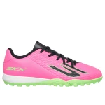 Skechers SKX_2 Jr Youth TF Boys Football Boots PINK Size 35 for Artificial Turf Pitches Lightweight Design for Superior Ball Control and Comfort - Skechers