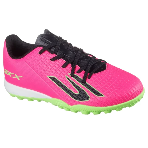 Skechers SKX_2 Jr Youth TF Boys' Football Boots Pink Size 32 Lightweight Artificial Turf Shoes with Enhanced Comfort and Multi Directional Traction for Young Players - Skechers - Image 3
