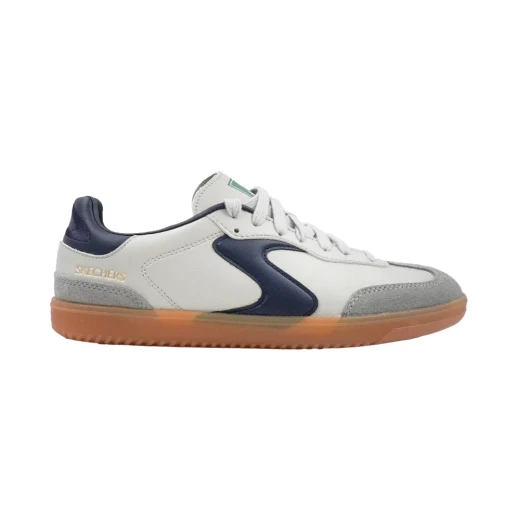 Skechers Men's Hotshot Sneakers Gray 40 Featuring Leather Uppers Suede Trim and Comfortable Design Perfect for Everyday Wear and Streetwear Style - Skechers - Image 2