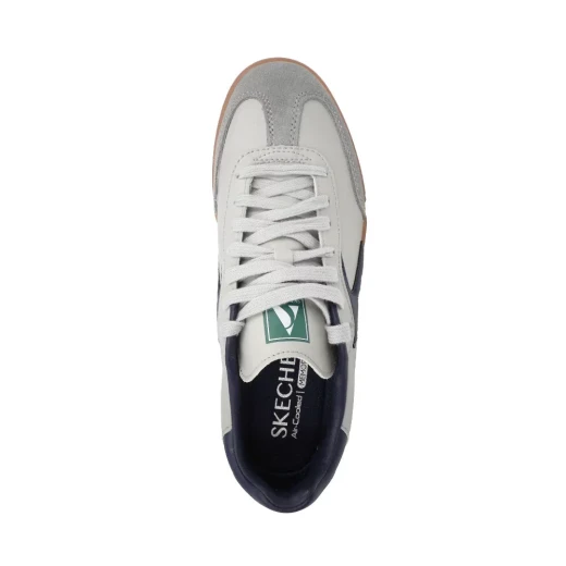 Skechers Men's Hotshot Sneakers Gray 40 Featuring Leather Uppers Suede Trim and Comfortable Design Perfect for Everyday Wear and Streetwear Style - Skechers - Image 4
