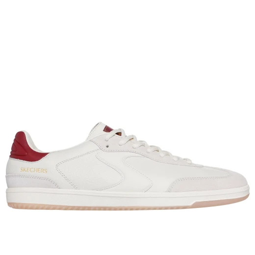 Skechers Men's Hotshot Kayde Sneakers Natural/Red Leather and Suede Lace Up Court & Classics with Air Cooled Memory Foam Insole 45 Size. Comfortable and Stylish Footwear for Men. Skechers Men's Hotshot Kayde Sneakers Natural/Red Leather and Suede Lace Up Court & Classics with Air Cooled Memory Foam Insole 45 Size. Comfortable and Stylish Footwear for Men.