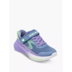 Girls' Wave 92 Charcoal Sneakers: Stylish & Comfortable Footwear for Girls, Featuring Imara Lite Design, Durable Construction, and Breathable Materials, Available in Size 30 - Skechers