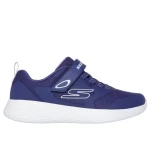 Skechers Girls' GO RUN 400 V2 Navy Sneakers Size 33 with Gore and Strap Design, 3D Print Details, and Comfortable Fit for Running and Casual Wear - Skechers