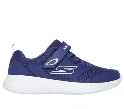 Skechers Girls' GO RUN 400 V2 Navy Sneakers Size 33 with Gore and Strap Design, 3D Print Details, and Comfortable Fit for Running and Casual Wear - Skechers - Image 2