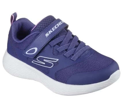 Skechers Girls' GO RUN 400 V2 Navy Sneakers Size 33 with Gore and Strap Design, 3D Print Details, and Comfortable Fit for Running and Casual Wear - Skechers - Image 3