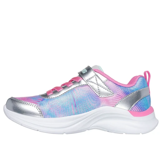 Skechers Girl's Aloha Dream Shoes: Sparkle Mesh, Patent Glitter Upper, Flat Laces, Adjustable Strap, Cushioned Insole, Size 30, Multicolor - Skechers - Image 9