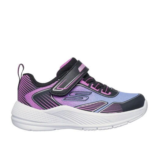 Skechers Girls' Infant Microspec Advance Oasis Point Sneakers Black Size 25 Featuring 3D Printed Mesh Upper Adjustable Strap Cushioned Insole Flexible Outsole Comfortable for Girls - Skechers - Image 2