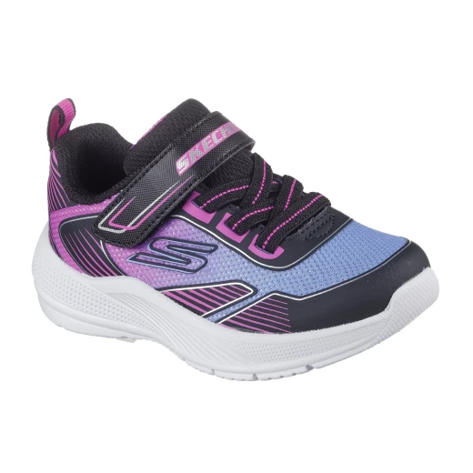 Skechers Girls' Infant Microspec Advance Oasis Point Sneakers Black Size 25 Featuring 3D Printed Mesh Upper Adjustable Strap Cushioned Insole Flexible Outsole Comfortable for Girls - Skechers - Image 3
