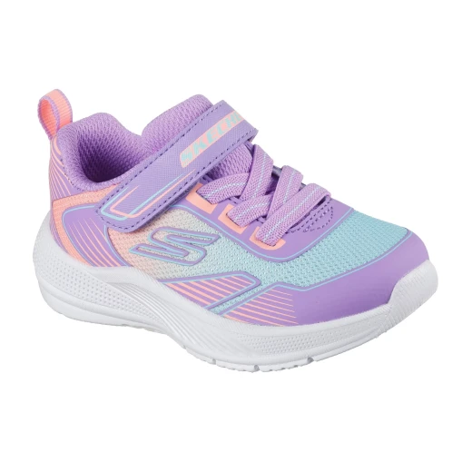 Skechers Girls' Microspec Advance Sneakers Lavender 24, Lightweight Comfort - Skechers - Image 3