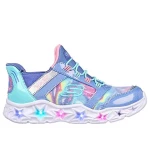 Skechers Girls Galaxy Lights Tie Dye Sneakers, Multicolor, Size 36 - Skechers