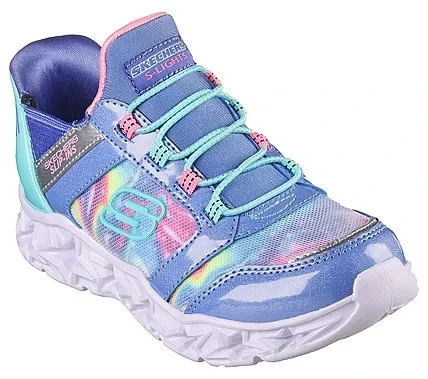 Skechers Girls Galaxy Lights Tie Dye Sneakers, Multicolor, Size 36 - Skechers - Image 4