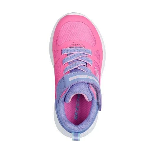 Dynalite Girls' Athletic Shoes Pink 26 Lightweight Breathable Comfortable Velcro Closure Durable Rubber Toe No Marking Sole - Skechers - Image 4