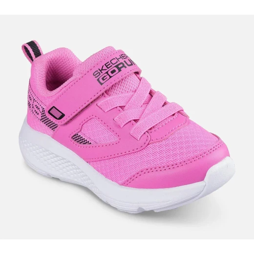 Skechers Girls' GO RUN Elevate Athletic Shoes Sporty Spectacular Design with Elastic Laces and Velcro Closure Pink Size 24 - Skechers - Image 3