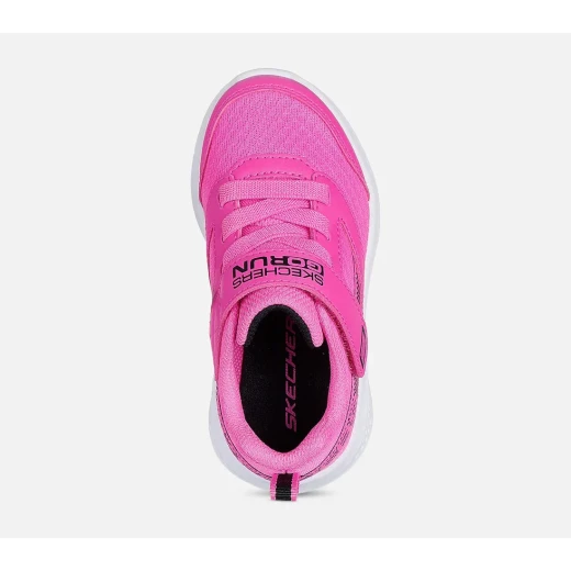 Skechers Girls' GO RUN Elevate Athletic Shoes Sporty Spectacular Design with Elastic Laces and Velcro Closure Pink Size 24 - Skechers - Image 4