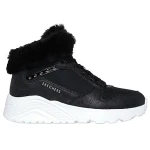 Skechers Girls' Uno Lite Comfurt Collar Black Fashion Sneakers 27 - Skechers