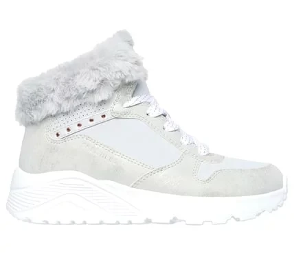 Skechers Girls' Uno Lite Comfurt Collar Gray Fashion Sneakers Size 34 Skechers Girls' Uno Lite Comfurt Collar Gray Fashion Sneakers Size 34