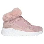 Skechers Girls' Uno Lite Comfurt Collar Mauve Fashion Sneakers Size 32 - Skechers