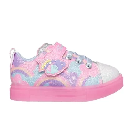 Skechers Girls' Twinkle Sparks Ice 2.0 Light Up Sneakers White 22 with Glitter Rainbow Star and Cloud Print for Sparkling Fun Skechers Girls' Twinkle Sparks Ice 2.0 Light Up Sneakers White 22 with Glitter Rainbow Star and Cloud Print for Sparkling Fun