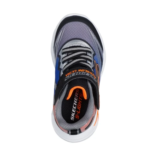 Skechers Boy's S Lights Flex Glow Ultra Sneakers Black 22 Featuring Adaptive Closure and Light Up Midsole Perfect for Active Kids - Skechers - Image 15