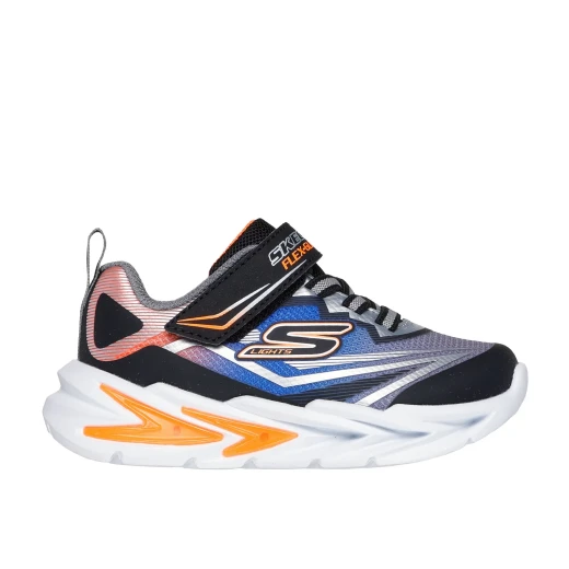 Skechers Boy's S Lights Flex Glow Ultra Sneakers Black 22 Featuring Adaptive Closure and Light Up Midsole Perfect for Active Kids - Skechers - Image 2