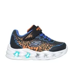 Skechers Boys' Vortex 2.0 Infant Orange Sneakers with Step Activated Light Up Midsole. Features Synthetic Upper, Cushioned Insole, Stretch Laces. Size 22 for Toddlers. - Skechers