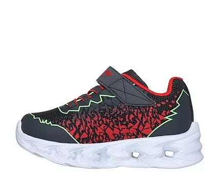Skechers Boys' Vortex 2.0 Infant Orange Sneakers with Step Activated Light Up Midsole. Features Synthetic Upper, Cushioned Insole, Stretch Laces. Size 22 for Toddlers. - Skechers - Image 3