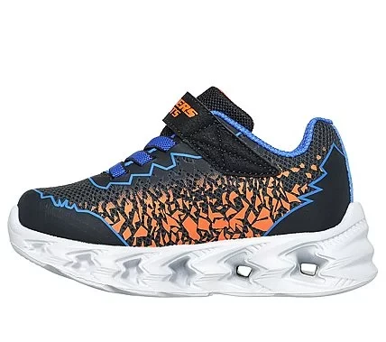 Skechers Boys' Vortex 2.0 Infant Orange Sneakers with Step Activated Light Up Midsole. Features Synthetic Upper, Cushioned Insole, Stretch Laces. Size 22 for Toddlers. - Skechers - Image 7