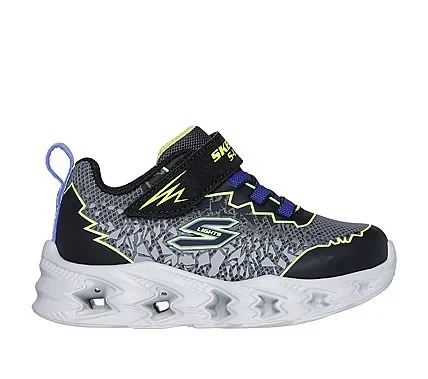 Skechers S Lights Vortex 2.0 Zorento Infant Boys' Sneakers Black 22 with Step Activated Light Up Midsole Cushioned Insole and Adjustable Instep Strap Sporty Style - Skechers - Image 2