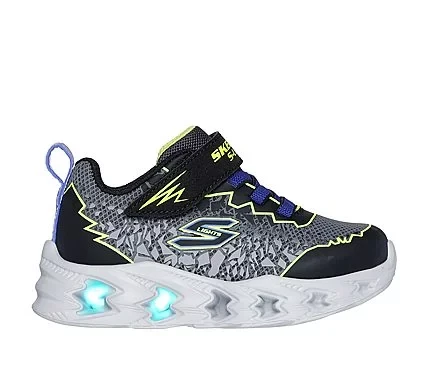 Skechers S Lights Vortex 2.0 Zorento Infant Boys' Sneakers Black 22 with Step Activated Light Up Midsole Cushioned Insole and Adjustable Instep Strap Sporty Style - Skechers - Image 4