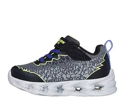Skechers S Lights Vortex 2.0 Zorento Infant Boys' Sneakers Black 22 with Step Activated Light Up Midsole Cushioned Insole and Adjustable Instep Strap Sporty Style - Skechers - Image 5