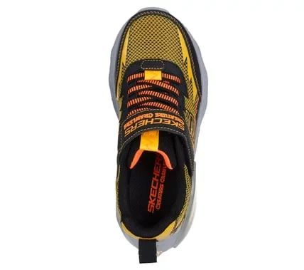 Skechers Boys' Creature Crawlers Yellow Mesh Sneakers with Adjustable Strap - Skechers - Image 4