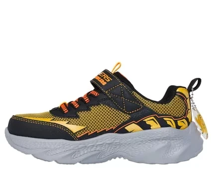 Skechers Boys' Creature Crawlers Yellow Mesh Sneakers with Adjustable Strap - Skechers - Image 5
