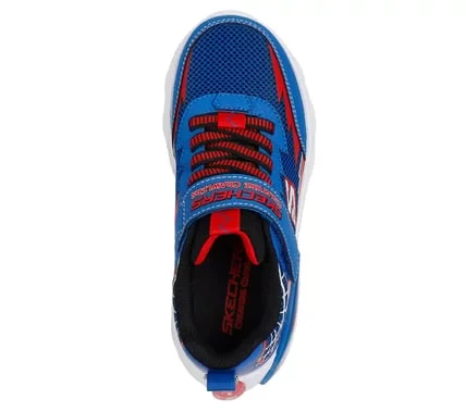 Skechers Boys' Creature Crawlers Blue Mesh Sneakers with Adjustable Strap - Skechers - Image 4