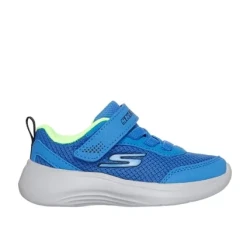 Skechers Boys' Selectors Reset Achieved Athletic Sneakers Blue 22 Features Mesh and Synthetic Overlays with Stretch Laces Adaptive Closure Cushioned Comfort Insole Sporty Design